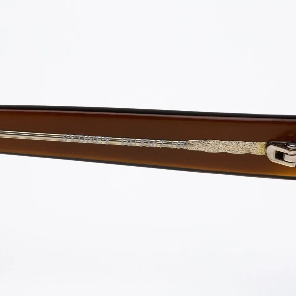 Corinne McCormack Women Sydney Square Ombre Brown +1.00 Reading Glasses (pre-own - Picture 6 of 7